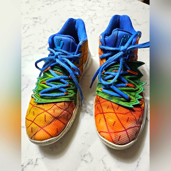 Nike Other - Nike Kyrie Irving SpongeBob Shoes 4 Youth